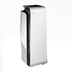 Blueair Protect 7770i smart air purifier in white, with a sleek, modern vertical design for clean air.